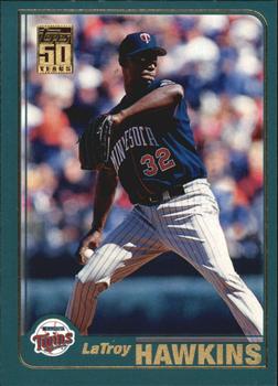 2001 Topps #296 LaTroy Hawkins Front