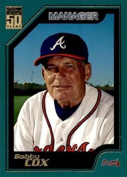 2001 Topps #323 Bobby Cox Front