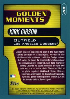 2001 Topps #382 Kirk Gibson Back