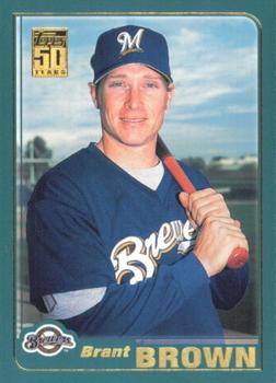2001 Topps #408 Brant Brown Front