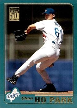 2001 Topps #424 Chan Ho Park Front