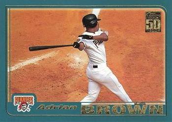 2001 Topps #427 Adrian Brown Front