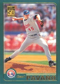 2001 Topps #481 Carl Pavano Front