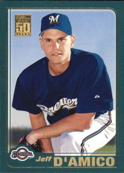 2001 Topps #498 Jeff D'Amico Front