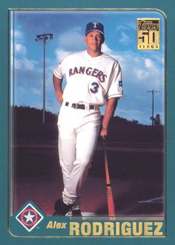 2001 Topps #612 Alex Rodriguez Front