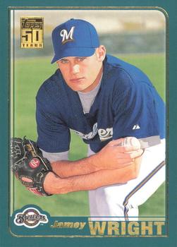 2001 Topps #687 Jamey Wright Front