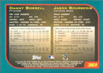 2001 Topps #361 Danny Borrell / Jason Bourgeois Back
