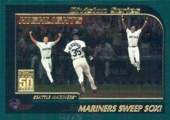2001 Topps #403 Division Series Highlights: Seattle Mariners Front