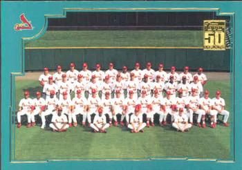 2001 Topps #778 St. Louis Cardinals Front