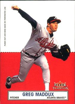 2003 Fleer Tradition - Standouts #NNO Greg Maddux Front