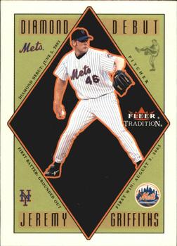2003 Fleer Tradition Update - Diamond Debuts #19 DD Jeremy Griffiths Front