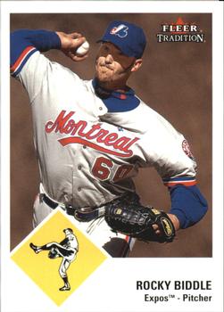 2003 Fleer Tradition Update - Glossy #U104 Rocky Biddle Front