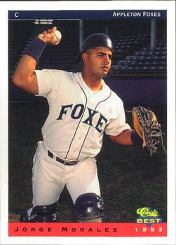 1993 Classic Best Appleton Foxes #17 Jorge Morales Front