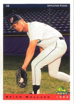 1993 Classic Best Appleton Foxes #23 Brian Wallace Front