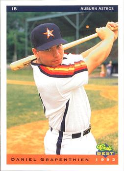 1993 Classic Best Auburn Astros #11 Daniel Grapenthien Front