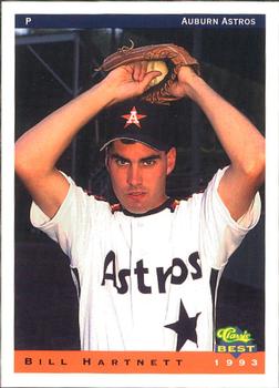 1993 Classic Best Auburn Astros #13 Bill Hartnett Front