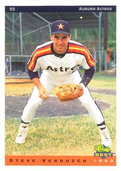 1993 Classic Best Auburn Astros #24 Steve Verduzco Front