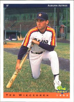 1993 Classic Best Auburn Astros #27 Ted Wieczorek Front