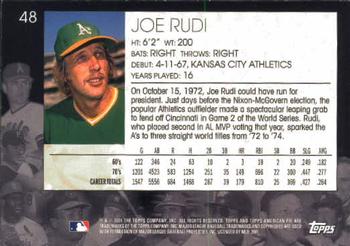 2001 Topps American Pie #48 Joe Rudi Back