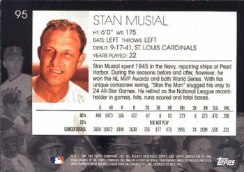 2001 Topps American Pie #95 Stan Musial Back