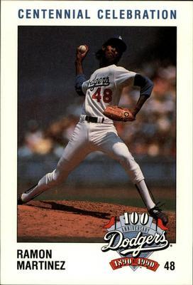 1990 Los Angeles Dodgers Police #NNO Ramon Martinez Front