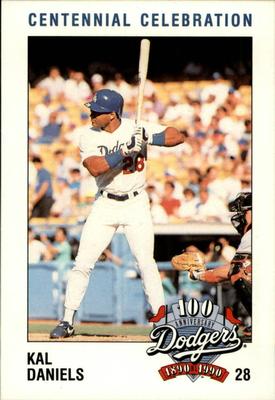 1990 Los Angeles Dodgers Police #NNO Kal Daniels Front