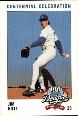 1990 Los Angeles Dodgers Police #NNO Jim Gott Front