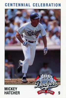 1990 Los Angeles Dodgers Police #NNO Mickey Hatcher Front