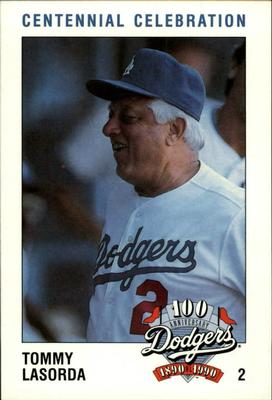 1990 Los Angeles Dodgers Police #NNO Tommy Lasorda Front