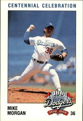 1990 Los Angeles Dodgers Police #NNO Mike Morgan Front
