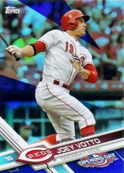 2017 Topps Opening Day - Rainbow Foil Blue #33 Joey Votto Front