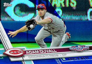 2017 Topps Opening Day - Rainbow Foil Blue #40 Adam Duvall Front