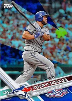 2017 Topps Opening Day - Rainbow Foil Blue #46 Kendrys Morales Front