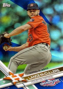 2017 Topps Opening Day - Rainbow Foil Blue #54 Lance McCullers Front