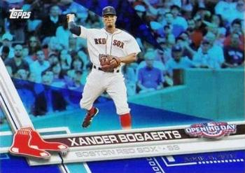 2017 Topps Opening Day - Rainbow Foil Blue #106 Xander Bogaerts Front