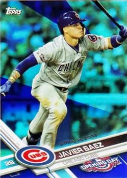 2017 Topps Opening Day - Rainbow Foil Blue #133 Javier Baez Front