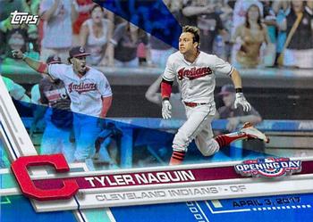 2017 Topps Opening Day - Rainbow Foil Blue #166 Tyler Naquin Front