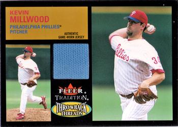 2003 Fleer Tradition Update - Throwback Threads #TT-KM Kevin Millwood Front