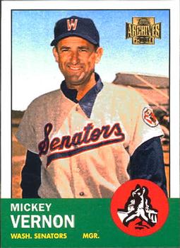 2001 Topps Archives #118 Mickey Vernon Front