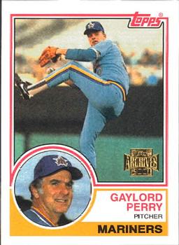 2001 Topps Archives #123 Gaylord Perry Front