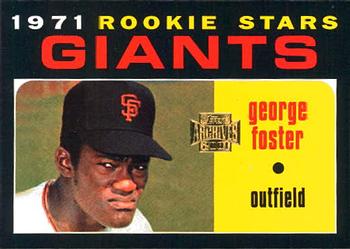 2001 Topps Archives #287 George Foster Front