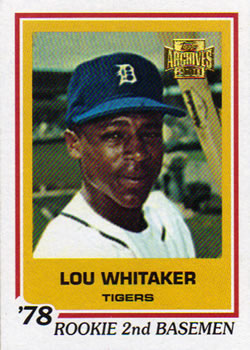 2001 Topps Archives #305 Lou Whitaker Front