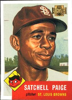 2001 Topps Archives #328 Satchell Paige Front