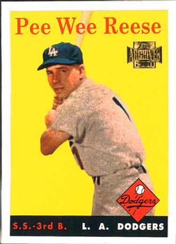 2001 Topps Archives #330 Pee Wee Reese Front