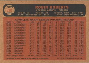 2001 Topps Archives #339 Robin Roberts Back