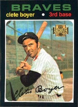 2001 Topps Archives #348 Clete Boyer Front