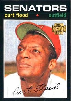 2001 Topps Archives #351 Curt Flood Front