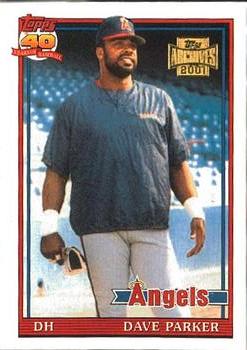2001 Topps Archives #383 Dave Parker Front
