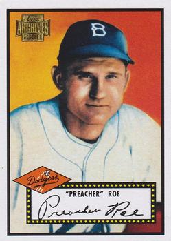 2001 Topps Archives #13 Preacher Roe Front