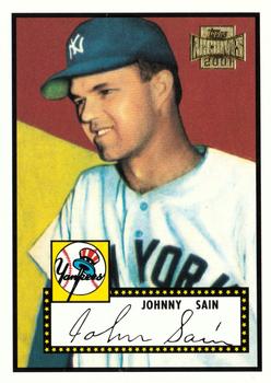 2001 Topps Archives #236 Johnny Sain Front